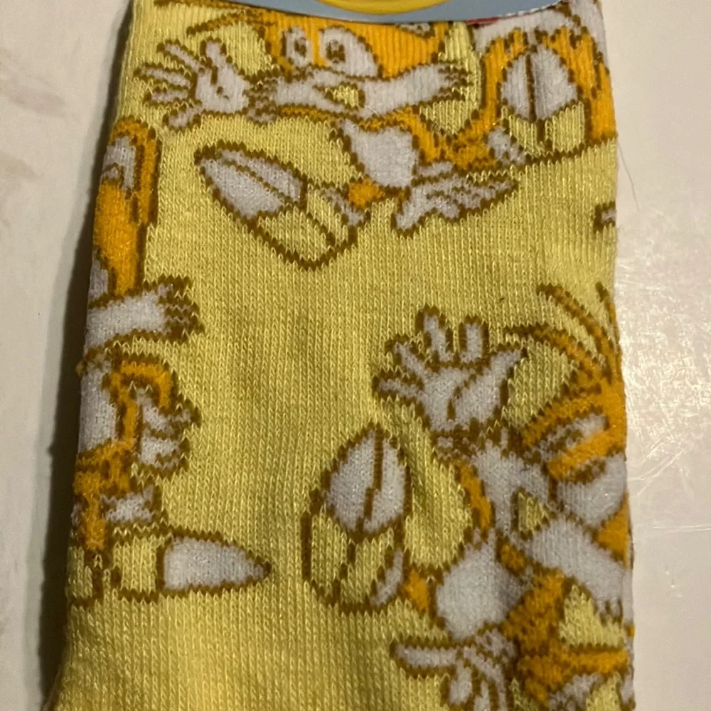 Sonic Theme Set of Casual Socks - 4‎ pair Yellow, Red, Blue